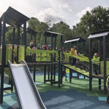 Klaipėdoje dar viena vieta vaikams: atnaujinta žaidimų aikštelė Poilsio parke