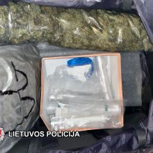 Krėtę vilniečio garažą ir namus rado įspūdingą „laimikį“: kokaino, „žolės“ ir tūkstančius eurų