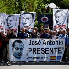 Ispanija ekshumuoja fašistinės partijos įkūrėjo palaikus
