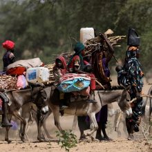 JT: nuo balandžio vidurio Sudano viduje perkelta daugiau kaip 700 tūkst. asmenų