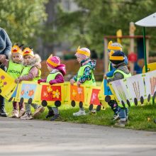 Šilainių darželinukai Mokytojų dieną siekė rekordo