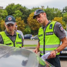 Neįprastas policijos reidas Kaune: kai kurie vairuotojai atvyko net du kartus