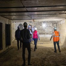 Vilniuje, po Konstitucijos prospektu, atrastas slaptas tunelis