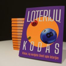 30-metį švenčiančios Lietuvos loterijos pristato savo istoriją apžvelgiantį leidinį „Loterijų kodas“
