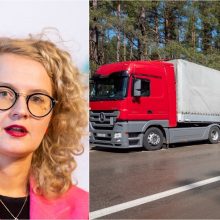 A. Armonaitė: siūlysime uždrausti per Lietuvą vežti kai kurias dvigubos paskirties prekes