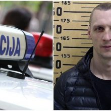 Policija sulaikė beveik prieš mėnesį iš kalėjimo pabėgusį J. Rylovą