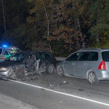 Per parą Kaune – antra masinė avarija: susidūrė keturi automobiliai