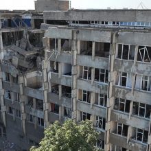 Karas: per rusų raketų atakas Dnipre trys žmonės žuvo, 15 sužeista 