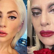 Lady Gaga – neatpažįstama: nevykęs makiažas sukaustė internautų dėmesį