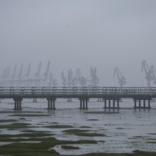 Kinijos rytus užklupo kelius užtvindęs taifūnas