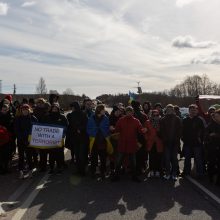 Su protestuotojais sutarta, kad jie neblokuos vilkikų pasienyje su Baltarusija