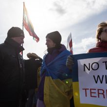 Su protestuotojais sutarta, kad jie neblokuos vilkikų pasienyje su Baltarusija