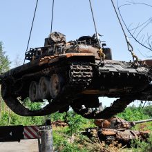 Ukraina: Donbaso fronte Rusija užėmė Toškivkos kaimą