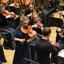 KMSO ir jaunųjų muzikų koncerte – vienybės su Ukraina ženklai