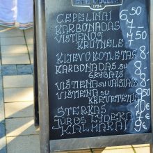 Palangos meras – apie kurorto kainas: J. Basanavičiaus gatvėje galite papietauti ir už 6 eurus!