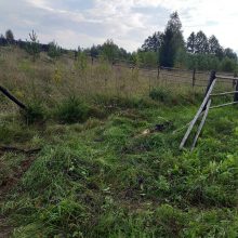 Alytaus rajone – išgriauta tvora: kaltininkas pasišalino iš įvykio vietos