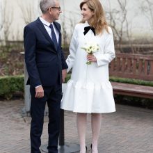 Aktorius A. Sakalauskas susituokė su mylimąja G. Laubner