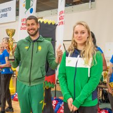 Jaunimo olimpinių žaidynių čempionė A. Šeleikaitė vaikams linkėjo džiaugtis fiziniu aktyvumu
