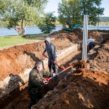 Vieta: spalio pradžioje radiniai aptikti 400 m atstumu nuo vienos seniausių bažnyčių Lietuvoje.