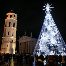 Vilniaus Kalėdų eglė – pasaulio žiniasklaidos įspūdingiausių eglučių sąrašuose