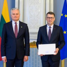 Prezidentas įteikė skiriamuosius raštus Lietuvos ambasadoriui Pietų Korėjoje