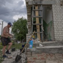 Karo ekspertai: dar vienam Ukrainos miestui didėja grėsmė