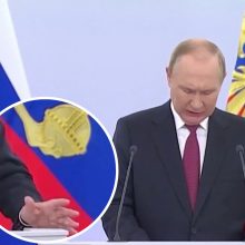 Išanalizavo V. Putino kūno kalbą: atskleidė jam nebūdingų emocijų