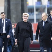 Lietuvos ir Lenkijos premjerai – už bendrą ES sprendimą dėl rusiškų ir baltarusiškų grūdų