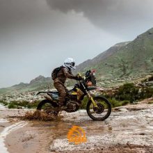 Motociklininko debiutas Taklamakane: lietuvis finišavo antras