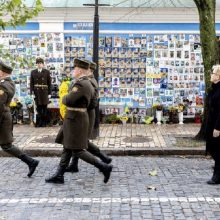 I. Šimonytė lankosi Kijeve, pagerbė kare su Rusija žuvusius ukrainiečius