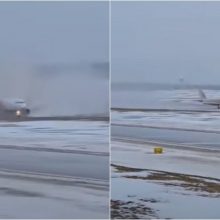 Vilniuje nuo tako nuslydusio lėktuvo keleivis: visi tylėjo, pilotai nieko nekomentavo