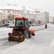 Vilniaus savivaldybė: takus ir kiemus valys daugiau technikos