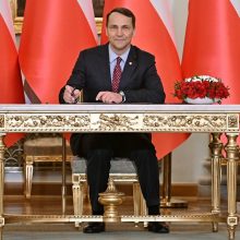 Naujasis lenkų diplomatijos vadovas R. Sikorskis pažadėjo remti Ukrainą 