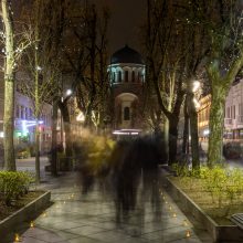 „Sielų upė“ Kaune paskleidė Vėlinių nuotaiką