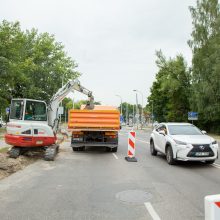 Tvarkomoje Olandų gatvėje bus paklota naujoviška asfalto danga