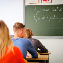 Abiturientai laiko rusų kaip užsienio kalbos egzaminą