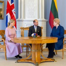 D. Grybauskaitė su britų princu kalbėjo ir apie Lietuvos okupaciją 