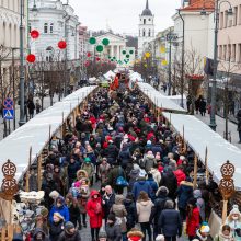 Vilniaus senamiestį užtvindė Kaziuko mugės lankytojai