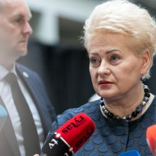 Balsavo D. Grybauskaitė: mums pasisekė dėl antrojo turo kandidatų