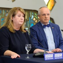 R. Karbauskis ir į EP išrinkti „valstiečių“ atstovai konferencijoje nepasirodė