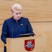 Paskutinis D. Grybauskaitės metinis pranešimas: svarbiausi akcentai