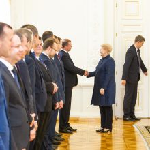 D. Grybauskaitė padėkojo Vyriausybei už bendrą darbą