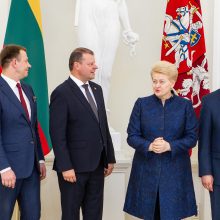 D. Grybauskaitė padėkojo Vyriausybei už bendrą darbą