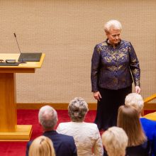D. Grybauskaitės žinia: G. Nausėdai teks atsakomybė saugoti Konstituciją