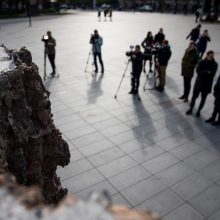 Lukiškių aikštėje iškilo „Laisvės kalvos“ maketas: įvertinkite vaizdą