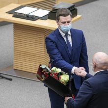 Seime prisiekė premjerė I. Šimonytė ir 14 naujų ministrų