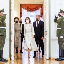 Minimas diplomatinių santykių šimtmetis: G. Nausėda susitiko su Danijos kronprincese