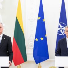 G. Nausėda su NATO vadovu aptarė paramą Ukrainai, regiono saugumą