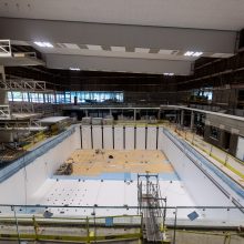 Olimpinį Lazdynų baseiną Vilniuje tikimasi atidaryti dar šiemet