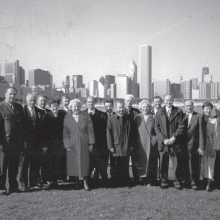 Komisijos nariai ir mokslininkai Čikagoje. 2001 m.